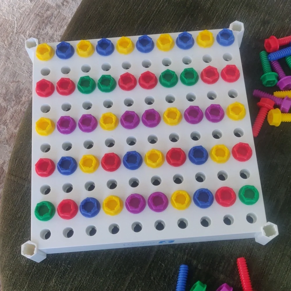 Educational Insignt Design & Drill Activity Center Multicolor Development Y2K